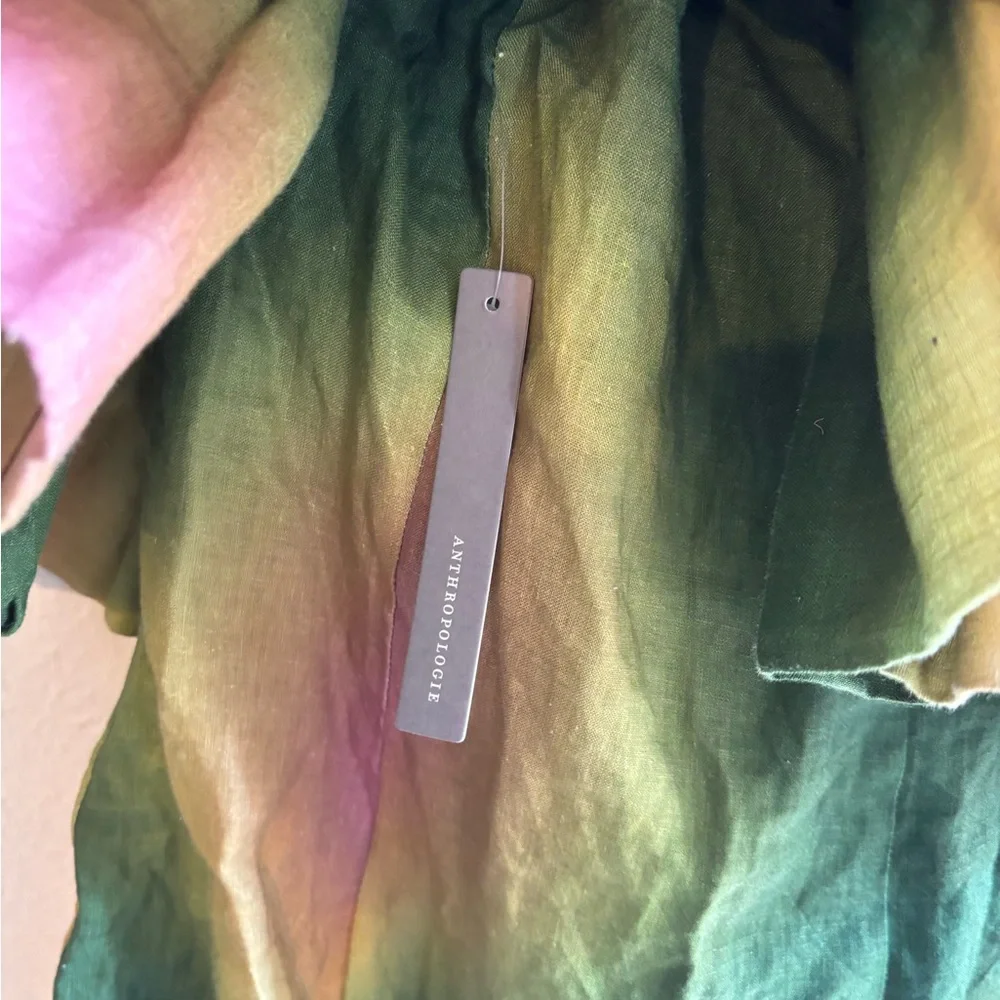 The Wolf Gang Strapless Green and Pink Dress - Picture 4 of 11